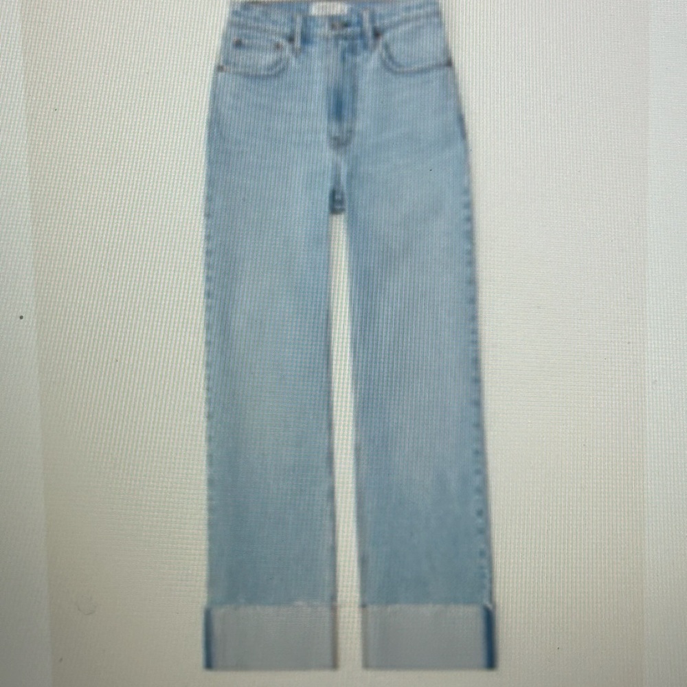 Abercrombie & Fitch Light Blue Straight Leg Jeans